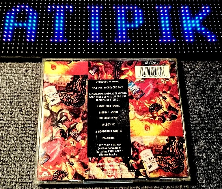 Zucchero 'Oro Incenso & Birra' Cd 1989 - Collector Italian 37 Years 🔥🎸 – photo 2